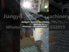 Machine à enrouler les bords des mailles de gabions