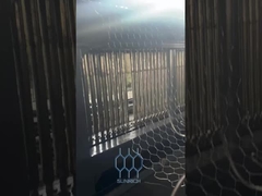 Machine à boîtes de gabions à vitesse avec système de commande de servo-moteur et vitesse de production de 30 trous/min