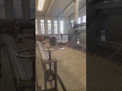 Machine à treillis en gabions avec tissage à grande vitesse pour une production plus rapide
