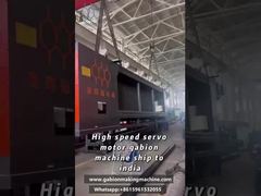 Client indien exploitant une machine à gabions à grande vitesse | Projet de protection des berges