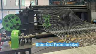 machine automatique de maille de Gabion de 100x120mm pour la production de boîte de gabion