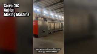 Machine de fabrication de gabions CNC servo | Débogage et tests sur site réussis