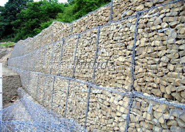 acheter Cage à faible teneur en carbone galvanisée de maille de Gabion de fil d'acier d'immersion chaude de boîte de Gabion de preuve de rouille fabrication en ligne