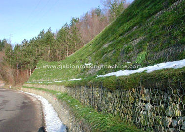 acheter Le PVC hexagonal a enduit des boîtes de Gabion de fil, protection renforcée de pont d'encoche fabrication en ligne