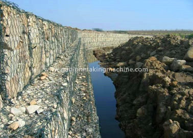 acheter Le PVC a enduit la grosseur de maille de la force 100x120mm de fil de construction de mur en pierre de Gabion/mur de Gabion fabrication en ligne