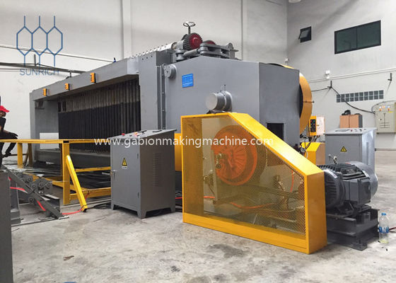acheter Cinq largeur de tissage automatique de Gabion Mesh Machine For 4500mm de système de contrôle de PLC de torsion fabrication en ligne