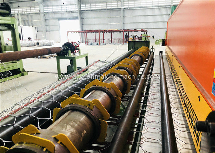 Zinc Hexagonal Wire Netting Machine 3kw With PLC Control System Touch Screen