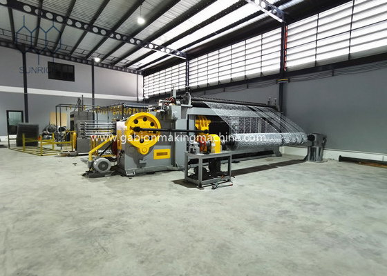 Machine de boîte en gabions de fil d'acier galvanisé à haute résistance à la traction Diamètre du fil de 2,0 mm à 4,0 mm