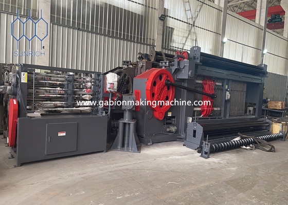 Ligne de production de gabions de fil d'acier galvanisé avec système de contrôle PLC avancé