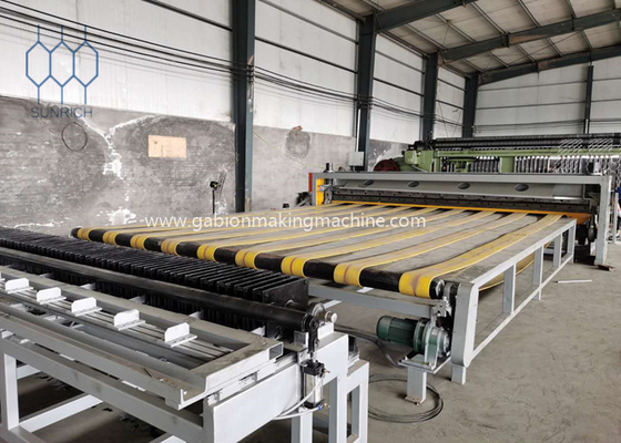2.7-4.0mm galvanisé ou revêtu de PVC fil de fabrication Gabion Machine Gabion 30kW