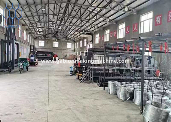 4.0mm 110x135mm Gabion Mesh Machine Système de commande du moteur PLC