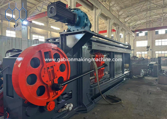 Machine à treillis en gabion hexagonal à haute traction professionnelle