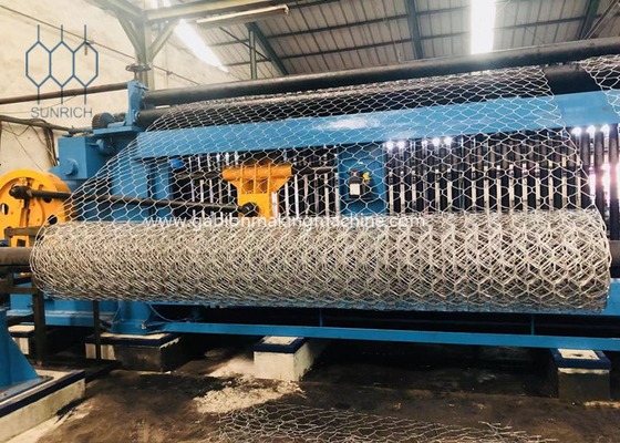 Machine à boîtes à mailles de gabion avancée à haute vitesse de production