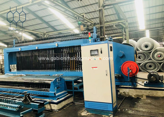 30KW lourde charge Gabion Box Machine pour le tissage de fil de fer et d'acier de 4,0 mm