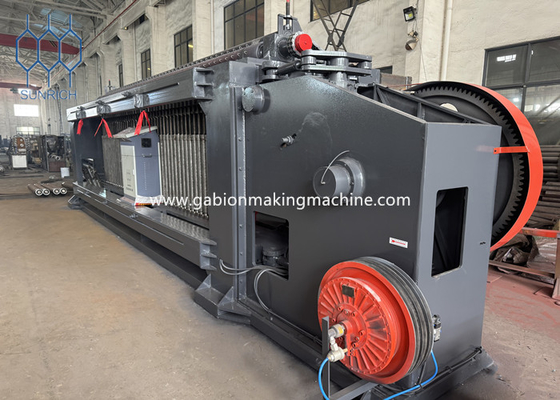 Machine de tissage automatique de panier de gabon de fil d'acier galvanisé