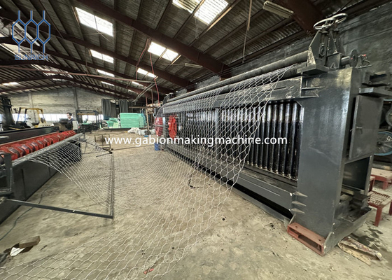 30KW câble galvanisé machine de tissage de gabion lourd