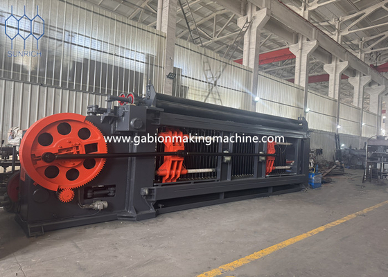 380V/50HZ Puissance galvanisée en acier fil Gabion boîte machine 15-20m/min Vitesse de production