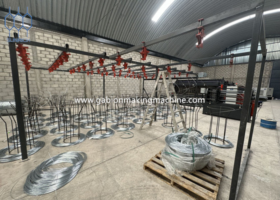Machine à boîtes de gabions contrôlée par PLC pour des cages en treillis métalliques robustes
