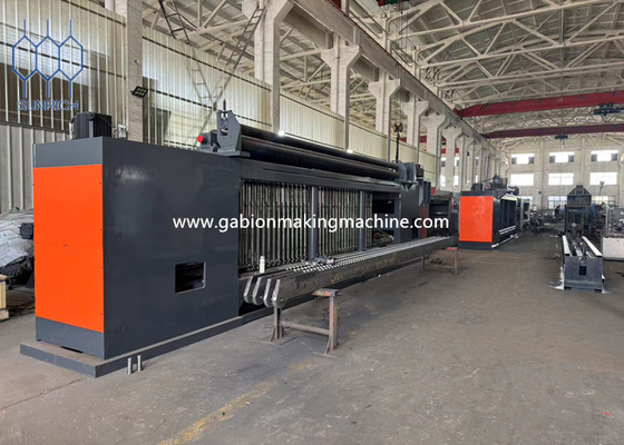 Ligne de production entièrement automatique de gabion pour la fabrication à haute efficacité