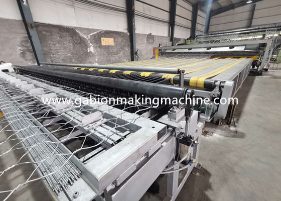 Torsion enveloppée automatique de double de machine d'emballage de bord de machine de Gabion de bord de système de contrôle de PLC