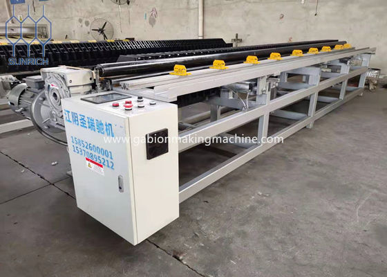 Contrôle de moteur servo avec la machine d'emballage de bord de boîte de PLC Gabion pour la double torsion
